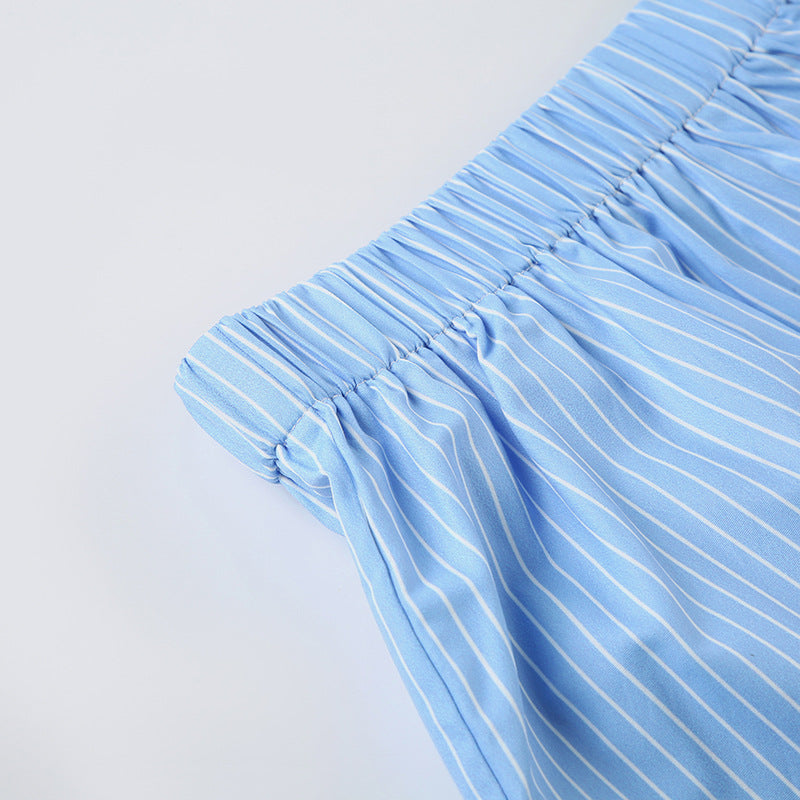 High Waist Button Shorts