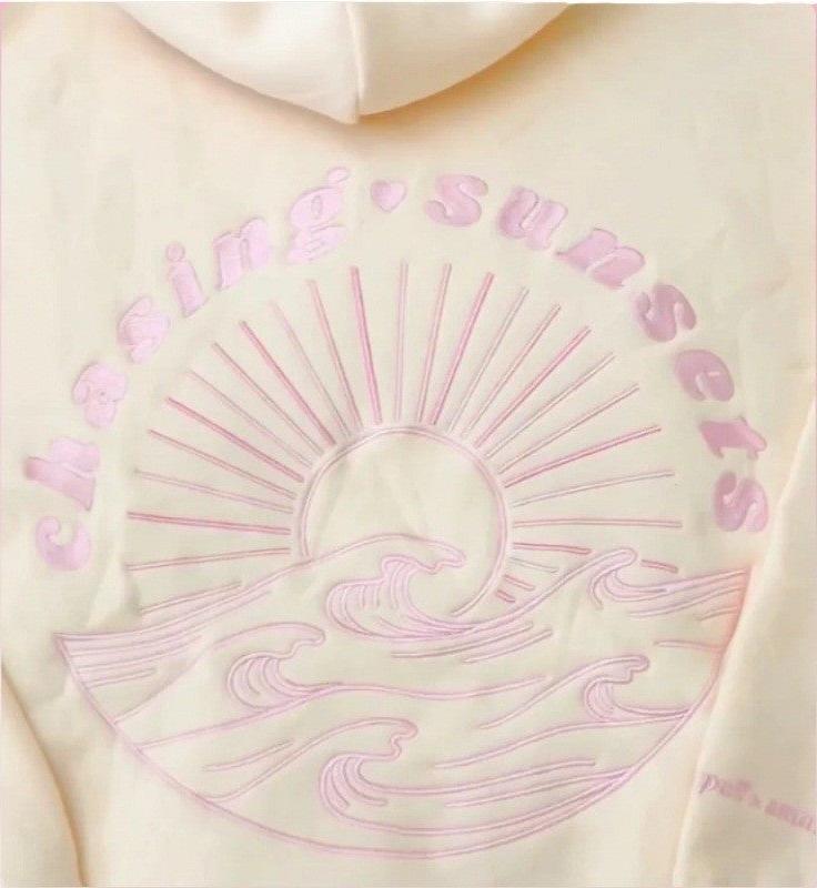 Embroidered Hoodie & Sweatshirt Pants