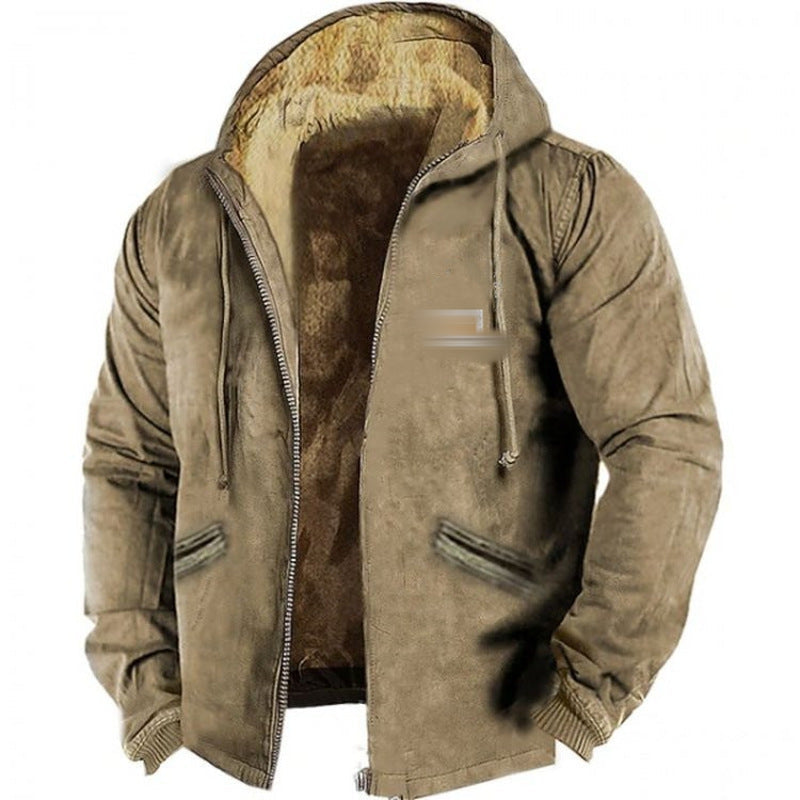 Winter Fleece Hooded Jacket