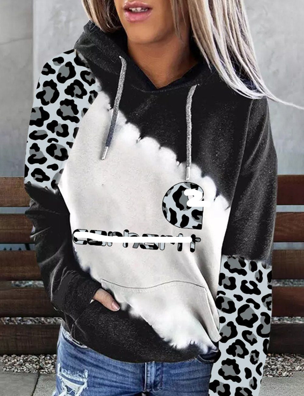 Multicolor Print Hoodie