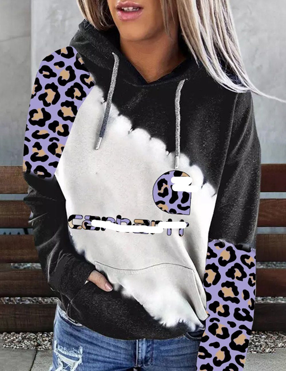 Multicolor Print Hoodie