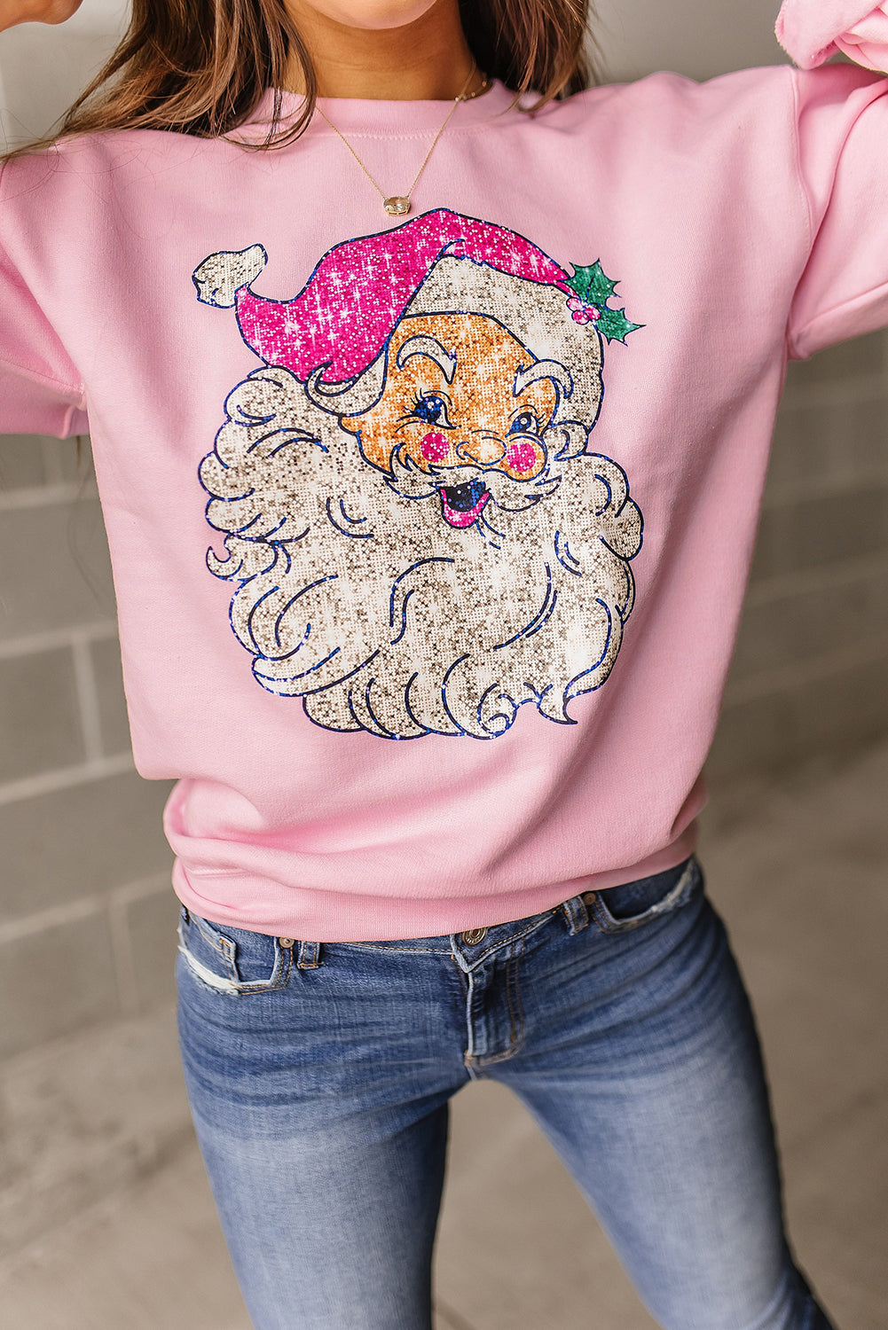 Christmas Claus Graphic Sweatshirt