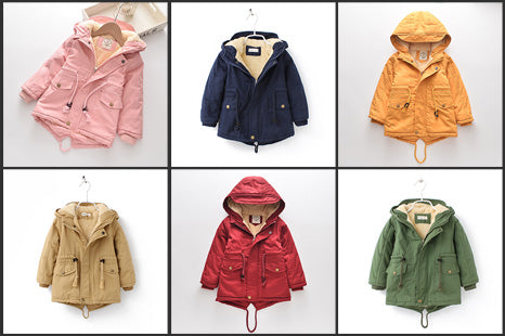 Kids Fleece Hooded Jacket