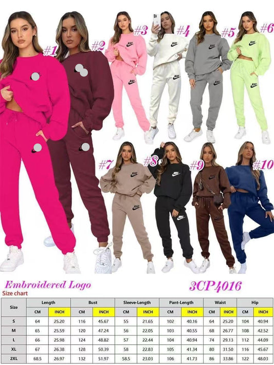 Embroidery Sports Suit