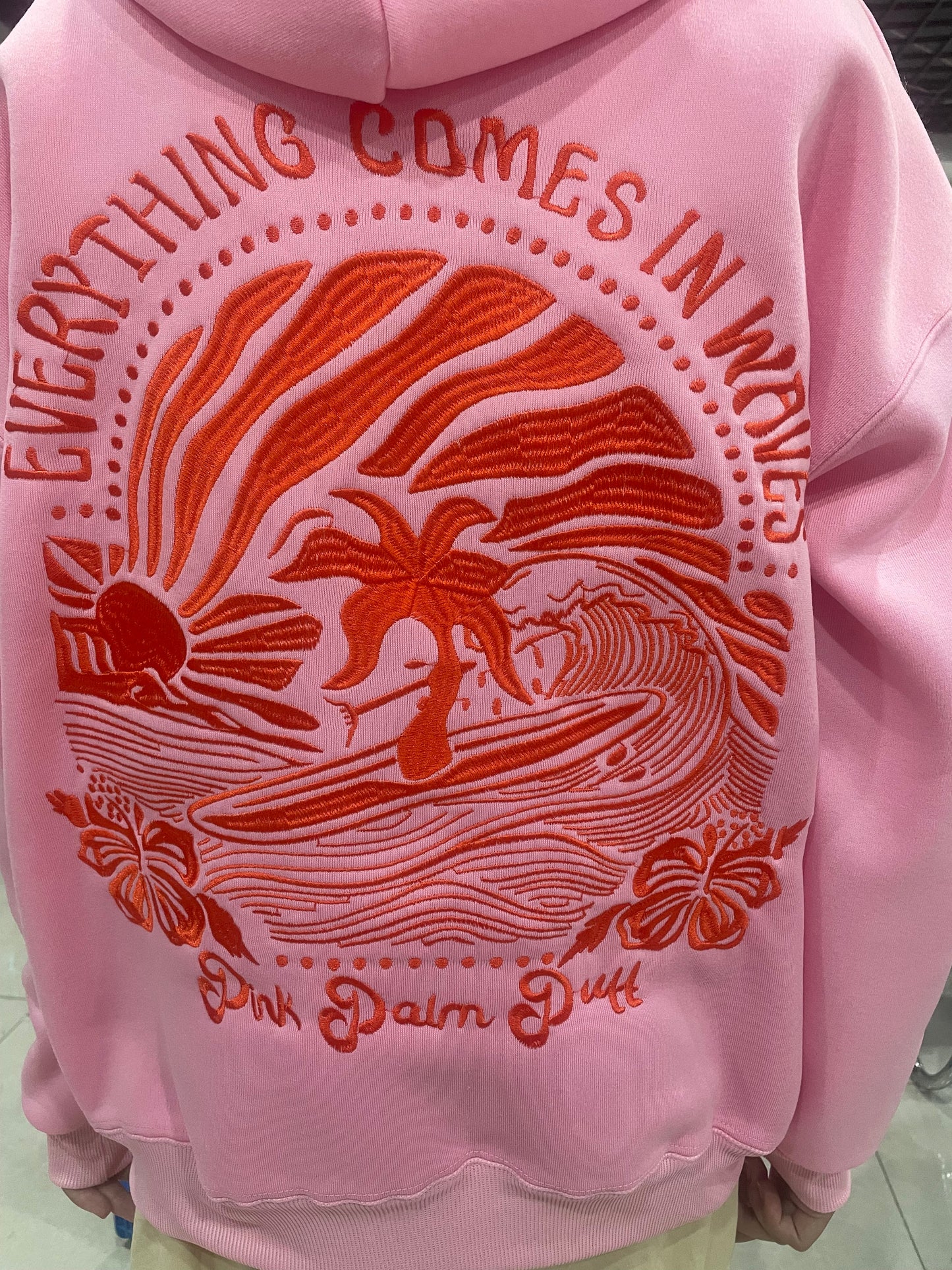 Embroidered Hoodie & Sweatshirt Pants
